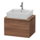 Duravit Meuble sous lavabo Compact L-Cube 62x47,7 cm, noyer naturel, 1 tiroir-1