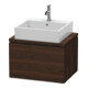Duravit Meuble sous-lavabo Compact L-Cube 62x47,7 cm, noyer, pour console, 1 tiroir-1