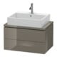 Duravit Meuble sous lavabo Compact L-Cube 72x47,7 cm, blanc brillant, 2 tiroirs-1