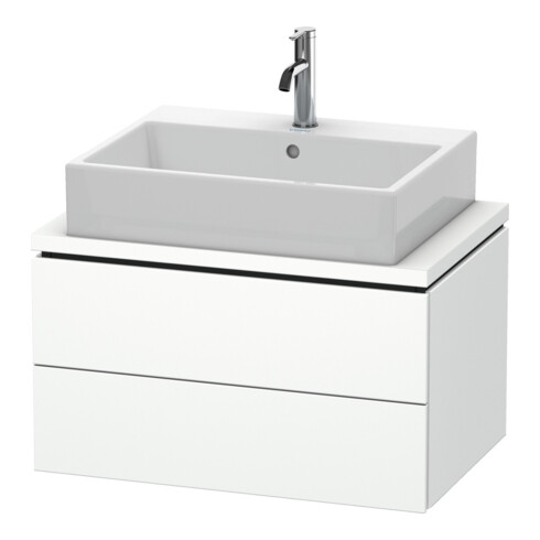 Duravit Meuble sous-lavabo Compact L-Cube 72x47,7 cm, blanc mat, 2 tiroirs