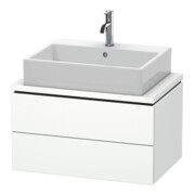 Duravit Meuble sous-lavabo Compact L-Cube 72x47,7 cm, blanc mat, 2 tiroirs