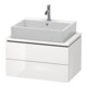 Duravit Meuble sous-lavabo Compact L-Cube 72x47,7 cm, blanc mat, 2 tiroirs-5