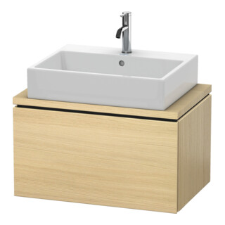 Duravit Meuble sous lavabo Compact L-Cube 72x47,7 cm, blanc mat, avec console, 1 tiroir