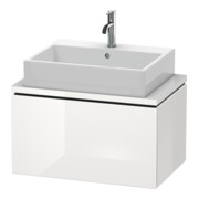Duravit Meuble sous-lavabo Compact L-Cube 72x47,7 cm, blanc œuf, 1 tiroir, pour console-2