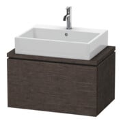 Duravit Meuble sous-lavabo Compact L-Cube 72x47,7 cm, chêne foncé, 1 tiroir-1