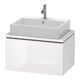Duravit Meuble sous-lavabo Compact L-Cube 72x47,7 cm, chêne foncé, 1 tiroir