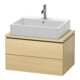 Duravit Meuble sous-lavabo Compact L-Cube 72x47,7 cm, méd. chêne, 2 tiroirs-1