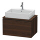 Duravit Meuble sous lavabo Compact L-Cube 72x47,7 cm, noyer, 1 tiroir, pour console-1