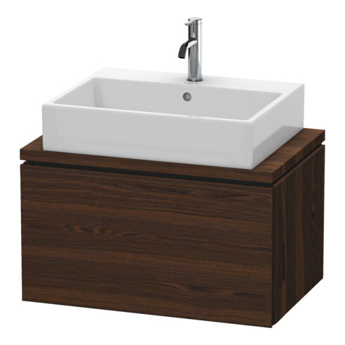 Duravit Meuble sous lavabo Compact L-Cube 72x47,7 cm, noyer, 1 tiroir, pour console