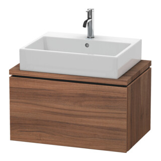 Duravit Meuble sous lavabo Compact L-Cube 72x47,7 cm, noyer naturel, 1 tiroir