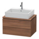 Duravit Meuble sous lavabo Compact L-Cube 72x47,7 cm, noyer naturel, 2 tiroirs-1