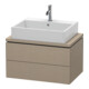 Duravit Meuble sous-lavabo Compact L-Cube 72x47,7 cm, sans console, 2 tiroirs-1