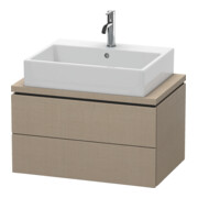Duravit Meuble sous-lavabo Compact L-Cube 72x47,7 cm, sans console, 2 tiroirs