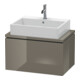 Duravit Meuble sous-lavabo Compact L-Cube 72x47,7cm, blanc brillant, 1 tiroir-1