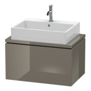 Duravit Meuble sous-lavabo Compact L-Cube 72x47,7cm, blanc brillant, 1 tiroir