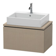 Duravit Meuble sous-lavabo Compact L-Cube 72x47,7cm, lin, pour console, 1 tiroir