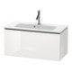 Duravit Meuble sous-lavabo Compact L-Cube 82x39,1 cm, bas, 1 tiroir, suspendu