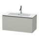 Duravit Meuble sous-lavabo Compact L-Cube 82x39,1 cm, béton gris, 1 tiroir, suspendu-1