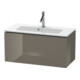 Duravit Meuble sous lavabo Compact L-Cube 82x39,1 cm, blanc brillant, 1 tiroir, suspendu-1