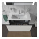 Duravit Meuble sous-lavabo Compact L-Cube 82x39,1 cm, blanc brillant, 1 tiroir, suspendu