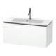 Duravit Meuble sous lavabo Compact L-Cube 82x39,1 cm, blanc mat, 1 tiroir, suspendu-1