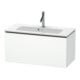 Duravit Meuble sous lavabo Compact L-Cube 82x39,1 cm, blanc mat, 1 tiroir, suspendu-1