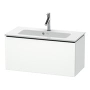 Duravit Meuble sous lavabo Compact L-Cube 82x39,1 cm, blanc mat, 1 tiroir, suspendu