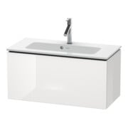 Duravit Meuble sous lavabo Compact L-Cube 82x39,1 cm, blanc mat, 1 tiroir, suspendu-2