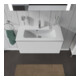 Duravit Meuble sous lavabo Compact L-Cube 82x39,1 cm, blanc mat, 1 tiroir, suspendu