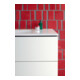 Duravit Meuble sous lavabo Compact L-Cube 82x39,1 cm, blanc mat, 2 tiroirs, sur pied