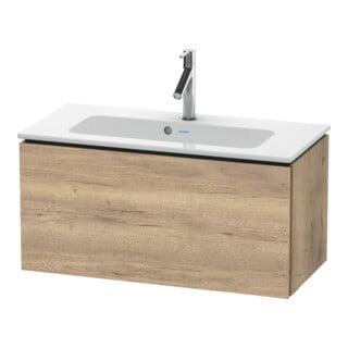 Duravit Meuble sous-lavabo Compact L-Cube 82x39,1 cm, blanc œuf, 1 tiroir, suspendu