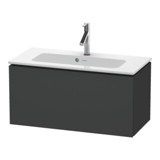 Duravit Meuble sous-lavabo Compact L-Cube 82x39,1 cm, graph ma, 1 tiroir, suspendu