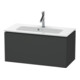 Duravit Meuble sous-lavabo Compact L-Cube 82x39,1 cm, graph ma, 1 tiroir, suspendu-1