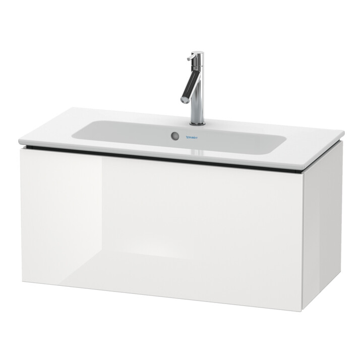 Duravit Meuble sous-lavabo Compact L-Cube 82x39,1 cm, graph ma, 1 tiroir, suspendu