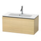 Duravit Meuble sous-lavabo Compact L-Cube 82x39,1 cm, méd. chêne, 1 tiroir, suspendu-1