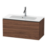 Duravit Meuble sous lavabo Compact L-Cube 82x39,1 cm, noyer foncé, 1 tiroir, suspendu-1