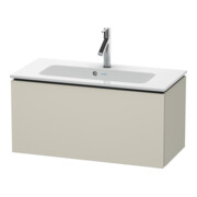 Duravit Meuble sous lavabo Compact L-Cube 82x39,1 cm, taupe, 1 tiroir, suspendu