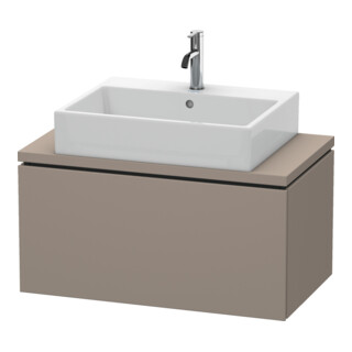 Duravit Meuble sous-lavabo Compact L-Cube 82x47,7 cm, bas. mat, avec console, 1 tiroir