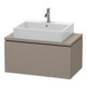 Duravit Meuble sous-lavabo Compact L-Cube 82x47,7 cm, bas. mat, avec console, 1 tiroir-1