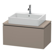 Duravit Meuble sous-lavabo Compact L-Cube 82x47,7 cm, bas. mat, avec console, 1 tiroir