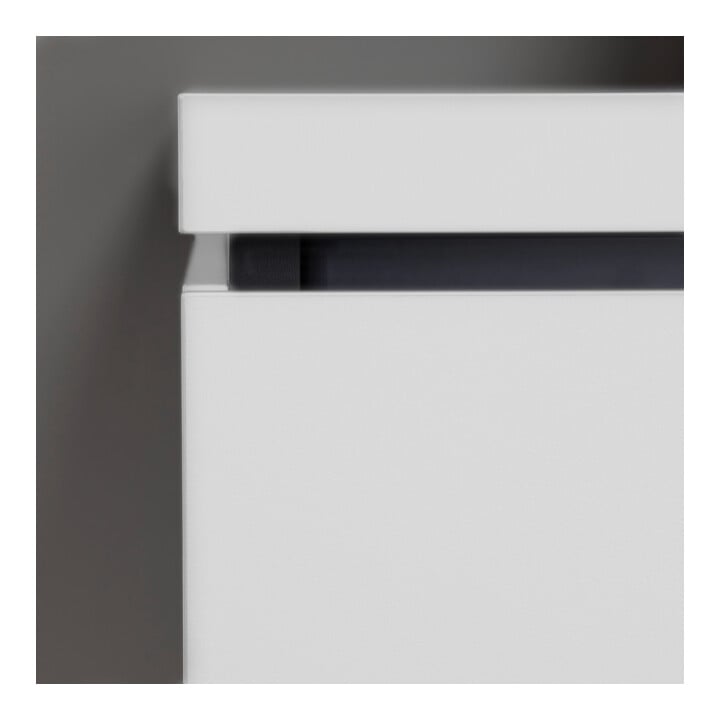 Duravit Meuble sous-lavabo Compact L-Cube 82x47,7 cm, bas. mat, avec console, 1 tiroir