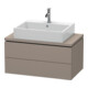 Duravit Meuble sous lavabo Compact L-Cube 82x47,7 cm, bas. mat, f Kons, 2 tiroirs-1