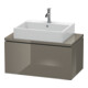 Duravit Meuble sous lavabo Compact L-Cube 82x47,7 cm, blanc brillant, 1 tiroir-1