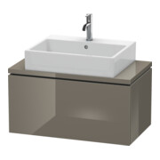 Duravit Meuble sous lavabo Compact L-Cube 82x47,7 cm, blanc brillant, 1 tiroir-1