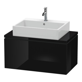 Duravit Meuble sous-lavabo Compact L-Cube 82x47,7 cm, blanc brillant, 1 tiroir
