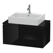 Duravit Meuble sous-lavabo Compact L-Cube 82x47,7 cm, blanc brillant, 1 tiroir