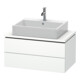 Duravit Meuble sous lavabo Compact L-Cube 82x47,7 cm, blanc mat, 2 tiroirs-1