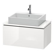 Duravit Meuble sous-lavabo Compact L-Cube 82x47,7 cm, blanc mat, avec console, 1 tiroir-2