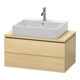 Duravit Meuble sous-lavabo Compact L-Cube 82x47,7 cm, chêne méd., 2 tiroirs-1