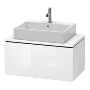 Duravit Meuble sous-lavabo Compact L-Cube 82x47,7 cm, graph ma, avec console, 1 tiroir-2